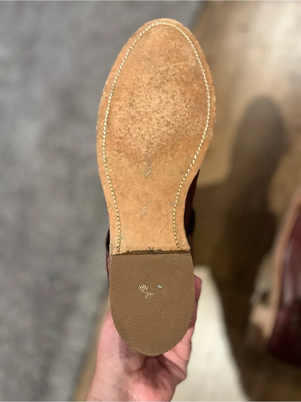 Frye Tall Leather Riding Boots in Burgundy 6.5